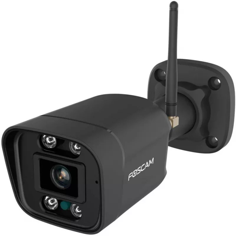Lauko cilindrinė Wi‑Fi kamera Foscam V8P — juoda, 1080P, naktinis matymas
