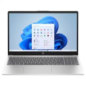 HP 15-fd0051ng D46JMEA Nešiojamasis kompiuteris 39,6 cm (15.6) 1920x1080 - Intel Core 5 120U - 512GB SSD - HDMI/USB-C - Windows 11 Home - Sidabrinis