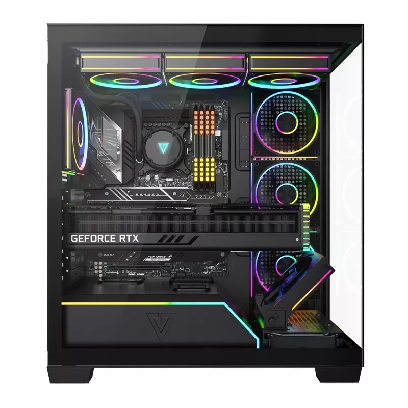 Modecom Volcano Stellar Plus ARGB Midi 8F Juoda