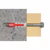 fischer kaištis DUOPOWER 10x50 BigBox šviesiai pilkas / raudonas 210 vnt. pakartotinai uždaromoje pakuotėje (570550)