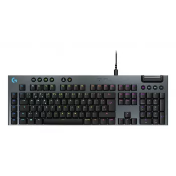 Laidinė mechaninė žaidimų klaviatūra Logitech G915 X Juoda su RGB apšvietimu