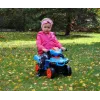 Ride-on toy milly mally Ride-on Monster Navy — vaikiška sėdima transporto priemonė, žema sėdynės aukštis