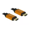 HDMI kabelis DeLOCK 85728 1,5 m Type A juodas auksinis
