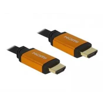 HDMI kabelis DeLOCK 85728 1,5 m Type A juodas auksinis