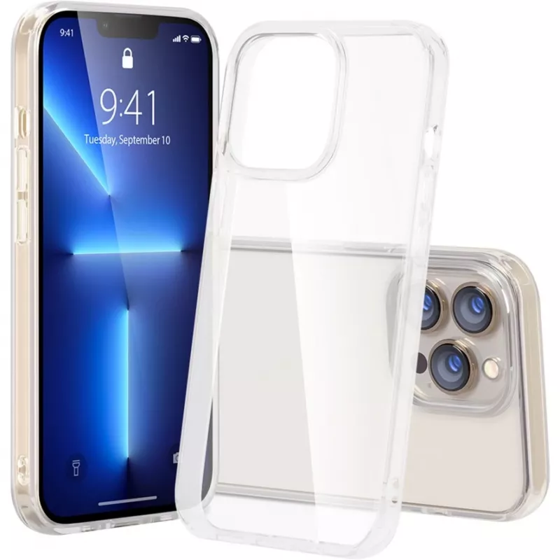 StyleShell SHOCKFlex, Telefono dėklas permatomas, iPhone 15 Pro Max