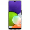 React + Trusted Glass permatomas apsauginis dėklas + ekrano apsauga, skirta Samsung Galaxy A22