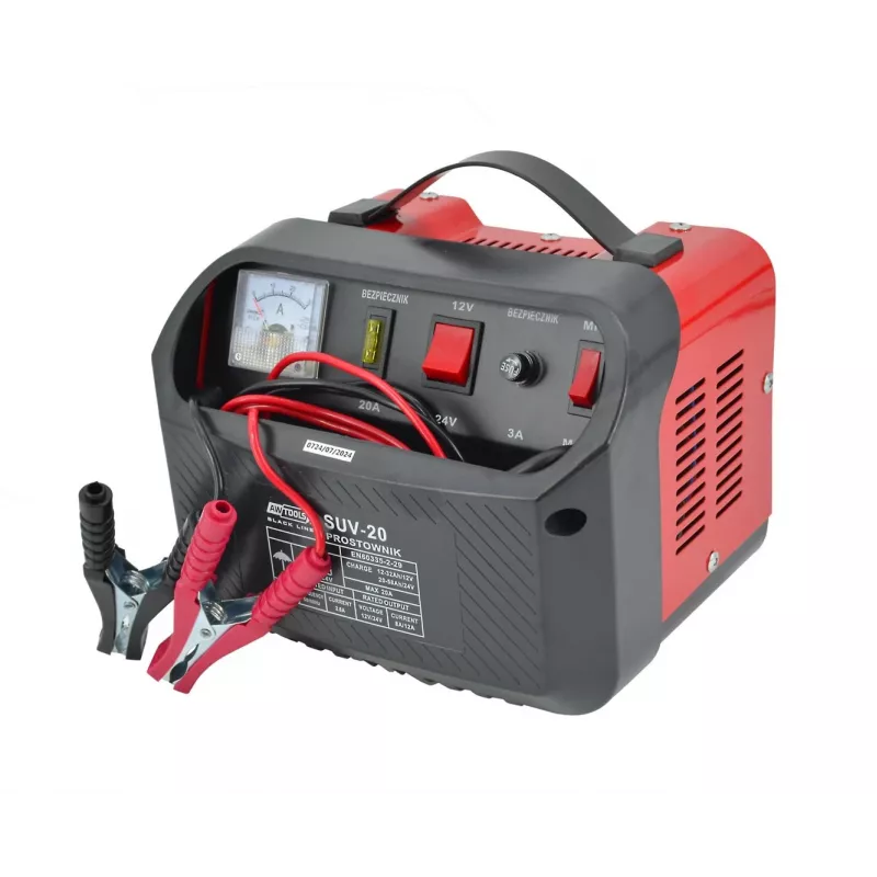 Automobilio akumuliatorių įkroviklis AWTools AW16250BL 12V / 24V Juoda Line