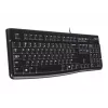 K120 laidinė klaviatūra, laidinė, USB, QWERTZ, juoda