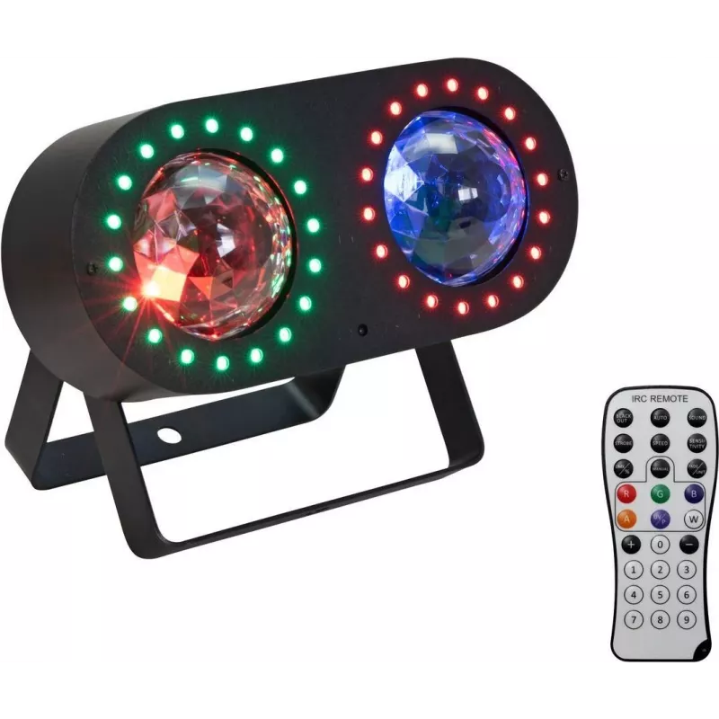 EUROLITE LED šviesos efektas DMF-3 Hybrid Flower Effect 3-in-1 — LED scenos/vakarėlių efektas