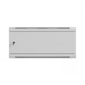 Ant sienos montuojama 19 colių montavimo spinta LANBERG WF01-6404-00S 4U 600×450 mm, pilka