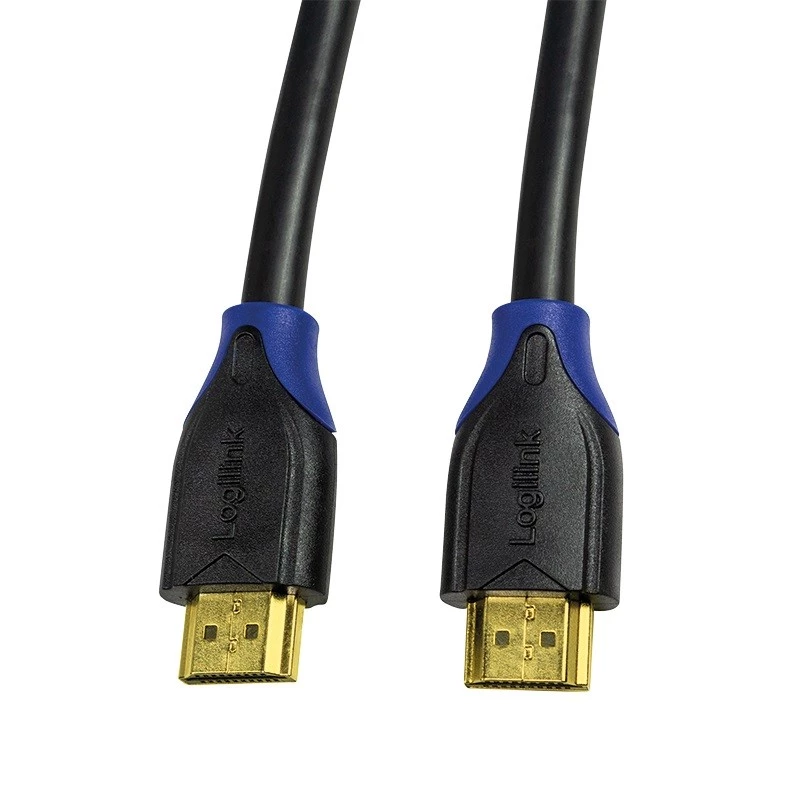 LogiLink CH0062 HDMI laidas 2 m juodas 4K UHD garso grąžinimo kanalas auksinis P