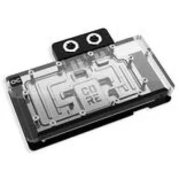 Alphacool Core RX 9070 XT Swift+ Transparent Chrome GPU skysčio aušinimo blokas