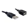 USB 2.0 ilginimo laidas DeLOCK 82457 0,15 m juodas