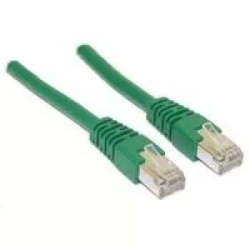 Wentronic Goobay CAT 5e komutacinis kabelis, SF/UTP, žalias, 0,5 m - CCA vario mišinys (68042)
