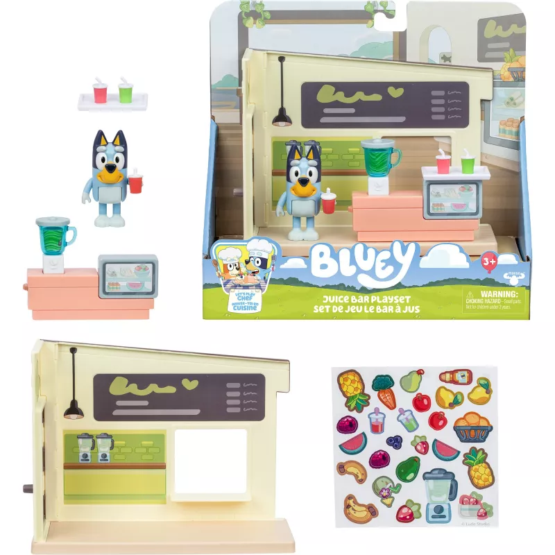 Figūrėlių rinkinys Bluey Mini Juice Shop