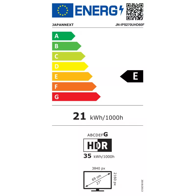 JAPANNEXT JN-IPS270UHD60F 16:9 HDMI/DP UHD – Plokščiasis ekranas (TFT/LCD)