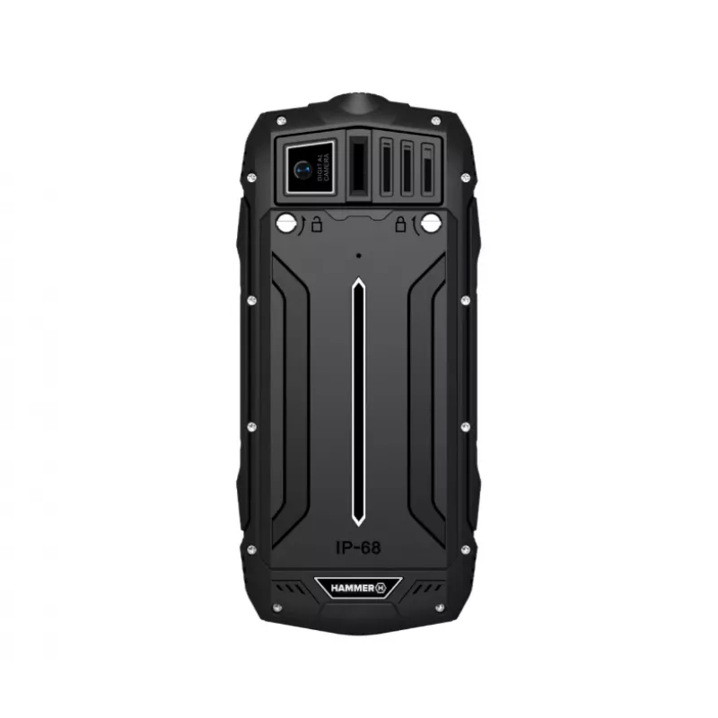 Mobilusis telefonas MyPhone Hammer Rock Dual Juoda, 5.5 col.