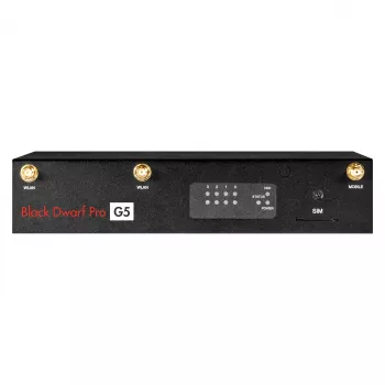 Securepoint Juoda Dwarf Pro G5 VPN kaip paslauga aparatinė ugniasienė Staliniams kompiuteriams 2.83 Gbit/s