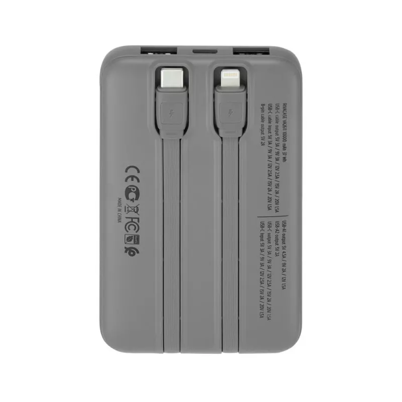 Išorinė baterija USB 10000MAH/VA2611 Rivacase