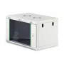 Prie sienos montuojama 19 colių stovo spinta DIGITUS Dynamic‑N DN-37100, 7U, 600x450 mm (PxG), IP20, šviesiai pilka, nesurinkta