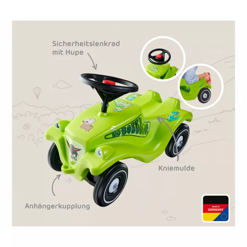 Bobby Car Classic Dino, Rutscher žalias
