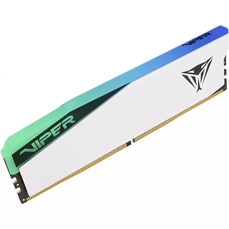 DIMM 48 GB DDR5-6000 (2x 24 GB) dviejų kanalų rinkinys, atmintis balta, PVER548G60C42KW, Viper Elite 5 RGB, INTEL XMP, AMD EXPO