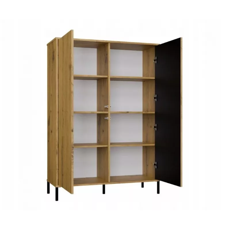 KAMARO 2DD plonas/GŁ ąžuolas ARTISAN DISPLAY CABINET