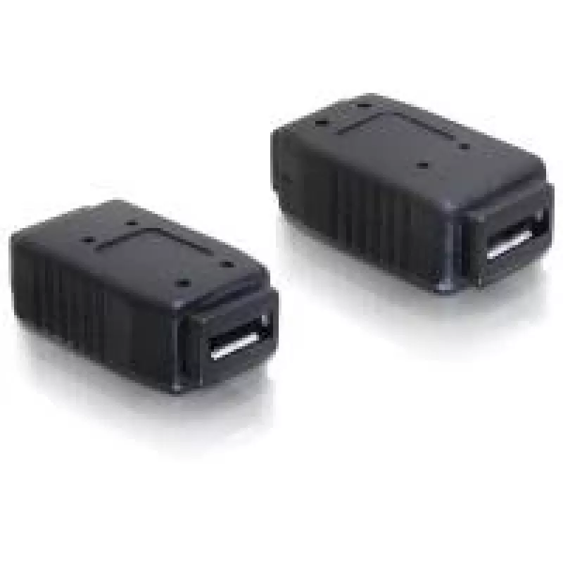 Adapter USB micro-A+B mot. į USB micro-A+B mot. DeLOCK 65034 Juoda
