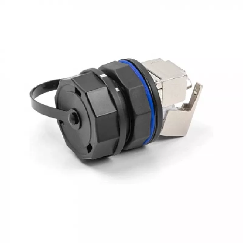 DeLOCK 67050 apsauginis dangtelis RJ45 įmontuojamoms jungtims, IP68, juodas