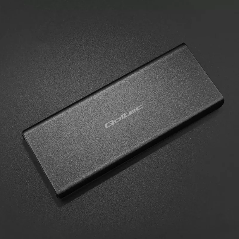 M.2 SATA SSD korpusas QOLTEC 51854 USB 3.0 be įrankių