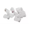 RJ45 kištukas GEMBIRD PLUG3UP6/100, Cat5, tiesus kištukas, permatomas, auksuoti kontaktai, pakuotėje 100 vnt.