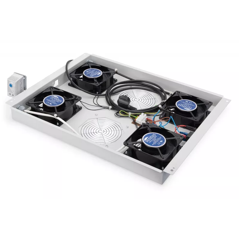 Digitus DN-19 FAN-4-SRV gaminys pilkas