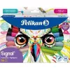 Marker Pelikan 825078 16 vnt. Plokščias antgalis Daugiaspalvis