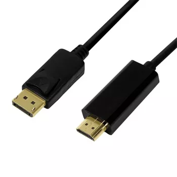LogiLink CV0126 Vaizdo Kabelio Adapteris 1 M DisplayPort HDMI Tipas A (Stand
