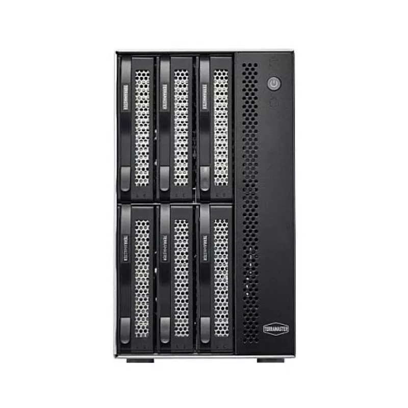 TerraMaster D6-320 disko masyvas, stalinis, juodas, 6 įrenginiams HDD SSD