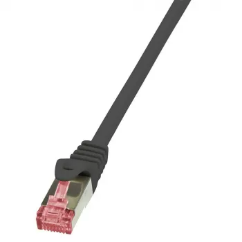 LOGILINK CQ2013S LOGILINK Patchcord Cat.6 S/FTP PIMF PrimeLine 0,25 m, juodas
