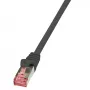 LOGILINK CQ2013S LOGILINK Patchcord Cat.6 S/FTP PIMF PrimeLine 0,25 m, juodas