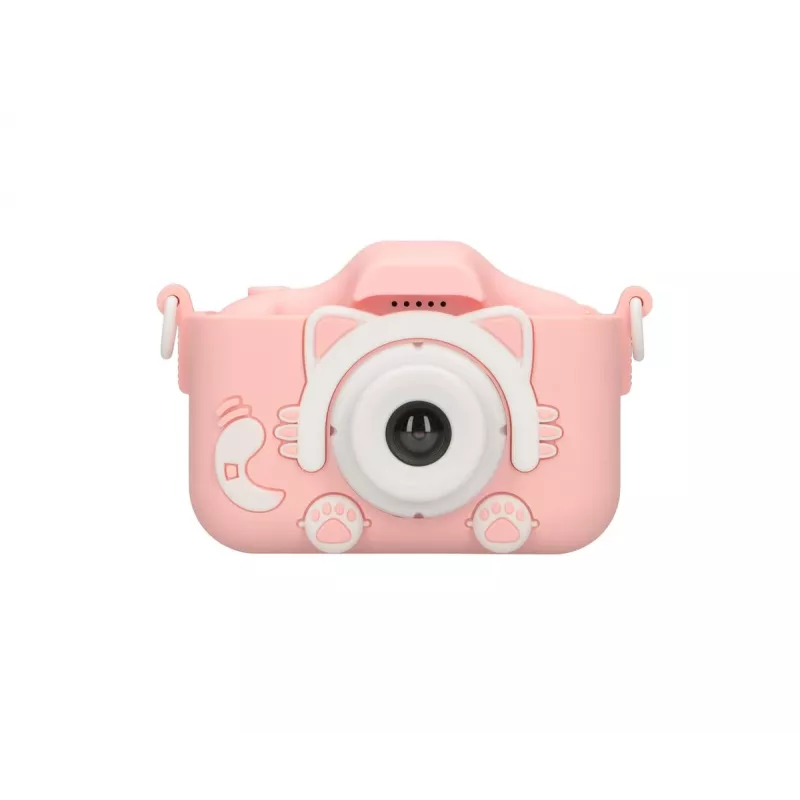 Vaikiškas skaitmeninis fotoaparatas Extralink H27 SINGLE PINK Rožinis Baltas 3 metai