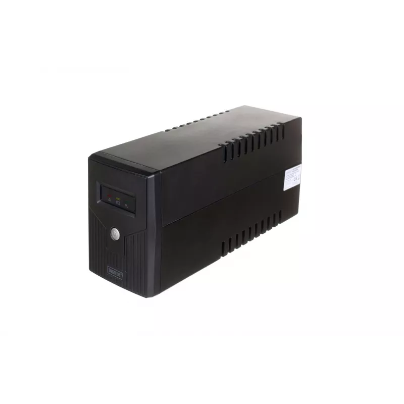 Nepertraukiamo maitinimo šaltinis DIGITUS Line-Interactive DN-170064-B 800 VA (480 W), AVR, LCD, tower, 2 kintamosios srovės lizdai, F tipas