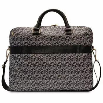 Guess GCube Stripes krepšys 16 inch nešiojamam kompiuteriui, juodas - GUCB15HGCFSEK