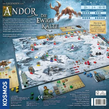 Die Legenden of Andor - The Eternal Cold, stalo žaidimas