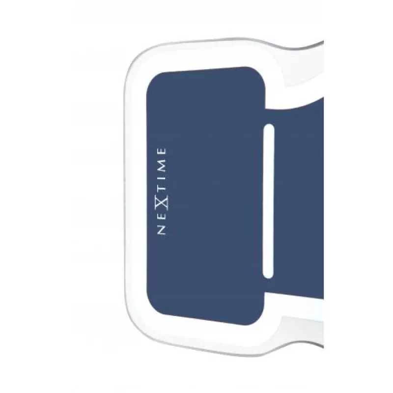 NeXtime klok 5185bl Mini Thumbs Up, 20,5x21, Sieninis, Mėlynas / Sidabrinis