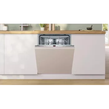 Bosch indaplovė | SMV46KX12E | Integruojama | Plotis 60 cm | Serviravimo vietų skaičius 13 | Programų skaičius 6 | Energinio naudingumo klasė E | AquaStop funkcija | Balta