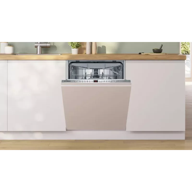 Bosch indaplovė | SMV46KX12E | Integruojama | Plotis 60 cm | Serviravimo vietų skaičius 13 | Programų skaičius 6 | Energinio naudingumo klasė E | AquaStop funkcija | Balta