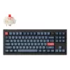 Keychron V3 Max klaviatūra universali RF belaidė Bluetooth juoda pilka Tenkeyless