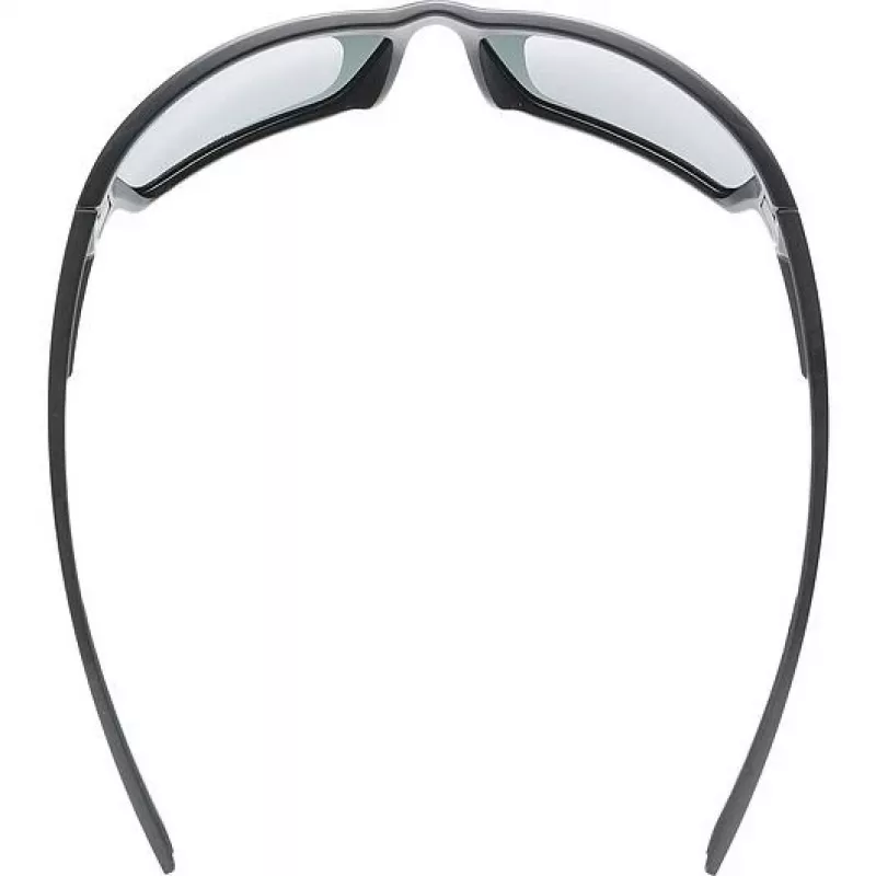 Poliarizuoti akiniai nuo saulės Uvex Sportstyle 233 P - juodas matinis / litemirror sidabrinis