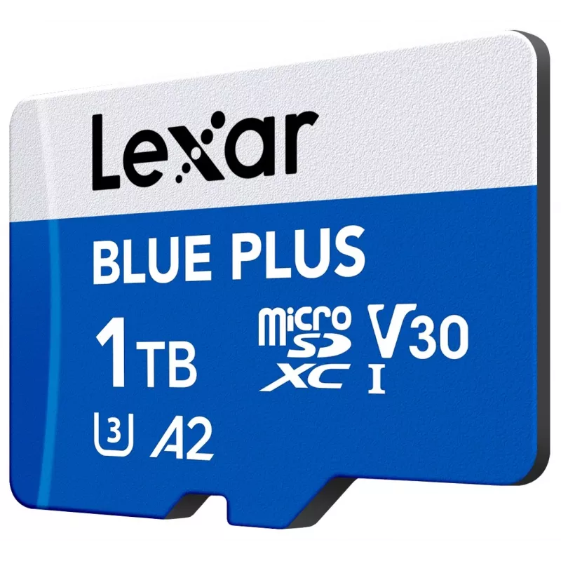 Lexar atminties kortelė microSD 1TB C10 A2 U3 V30 170MB/s Blue Plus