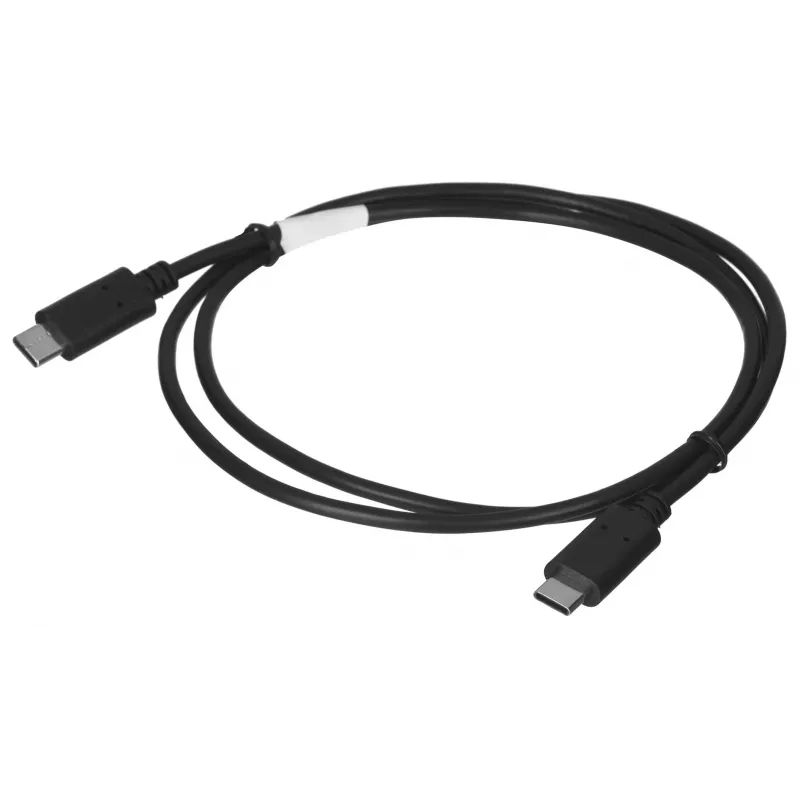 USB 2.0 USB-C į USB-C kabelis LANBERG CA-CMCM-10CU-0010-BK, 1 m, juodas, 480 Mbit/s, auksuoti kontaktai