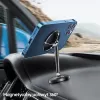 Magnetinis automobilio laikiklis kabinai, juodas