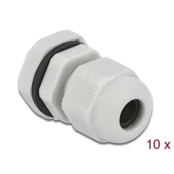 Kabelio sandariklis DeLOCK 60193 Pilkas Plastikinis 10 vnt.